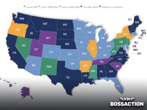 Is Being a Bookie Illegal? A Map of Legalized States